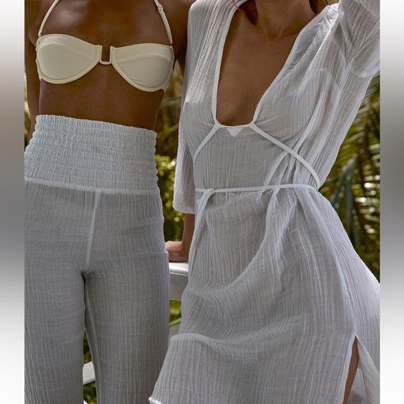 Monday Swimwear Tropea Linen Dress - Picture 2 of 4